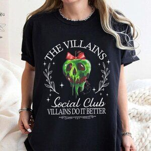 Disney The Villains Social Club T-shirt, Disney Poison Witch Shirts, Disneyworld
